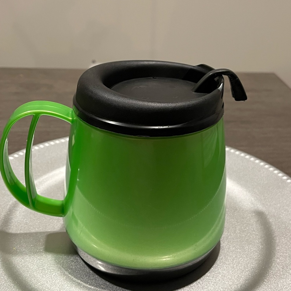 ThermoServ Foam Insulated Wide Body Mug, 20-Ounce, Harvest Green